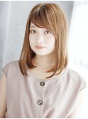 ハイトーンナチュラルストレートスタイル