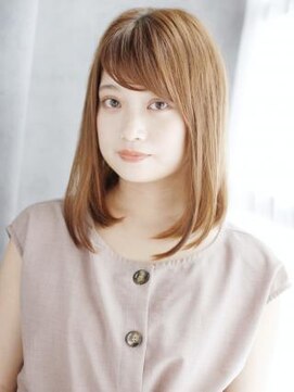 ウル 吉祥寺(ulu) ハイトーンナチュラルストレートスタイル