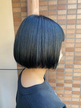 ソウハギワラ 新中野(SO-hagiwara) 【インスタ人気 ミニマルボブ】切りっぱなしボブ 前下がりボブ