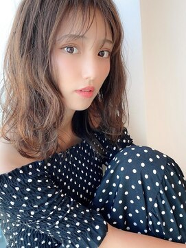 アグ ヘアー アシリ 千歳長都店(Agu hair asir) 《Agu hair》抜け感たっぷりの小顔レイヤーミディ