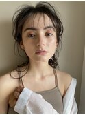 春パーマヘルシースタイルショコラアッシュふんわり丸みカール