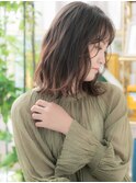 バレイヤージュシースルーバングウェットヘアc5浦和20代30代40代