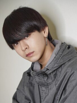 アルファ 新宿(alpha) サーフカール/ 刈り上げセンターパート/ブルーブラック[新宿駅]