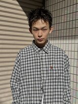 ヒュージ 三軒茶屋(huge)&nbsp;アップバング/束感ショート/ツーブロックマッシュ/コンマヘア