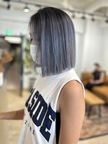 メリー オオサカ(Merly Osaka)&nbsp;ブルーのバレイヤージュが超人気！_blue gray ash_