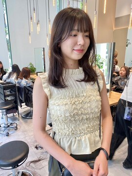 ガリカ 横浜(Gallica) 【mirei】韓国風レイヤー＆地毛風カラーで大人ガーリーの雰囲気