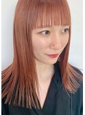 ミルクティーベージュダブルカラーインナーカラーケアブリーチ