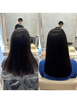 シンズ 銀座(sins) 癖で広がる髪質にはsinsのストレートで綺麗に！[30代40代50代]