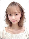 くびれミディココアベージュグレージュカラー透明感20代30代銀座