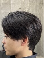 フイ 新宿3丁目(Hui)&nbsp;フェザーパーマ/グレーブルーカラー/刈り上げショートパンク