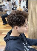 カット+カラー×ツイストスパイラルパーマ