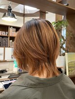 ルイ(ROUIS produced by LUCK 津田沼) ROUIS 津田沼 オレンジ×グラデーション