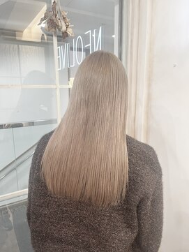 ネオリーブカップ 町田店(Neolive capu) ミルクティーグレージュ☆ブリーチダブルカラー