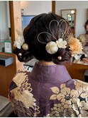 ツインお団子アレンジ