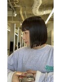 タッセルボブ/簡単スタイリング/ショートボブ/ショートヘア