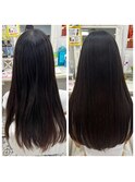 髪質改善トリートメント／ナチュラルロング