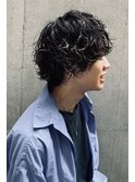 無造作　波巻　ニュアンスマッシュ　センターパート　ツイスパ