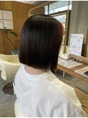 切りっぱなしボブ