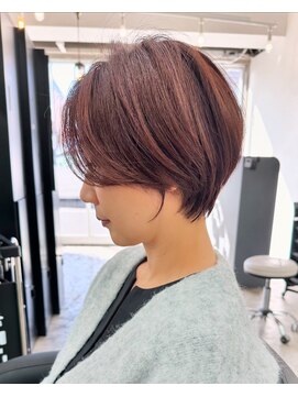 ルーム 荻窪(room) 毛流れショート美シルエットベージュカラー