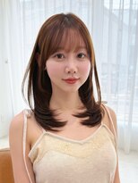 レイリー 原宿 表参道(Rayreee)&nbsp;韓国風くびれミディ×シースルーバング