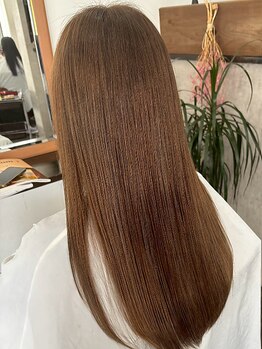 ヘアメイク エイト キリシマ(hair make No.8 kirishima)の写真/【No.8自慢の髪質改善】高濃度水素トリートメントでうる艶を実現♪カラーや縮毛矯正との相性も抜群!!