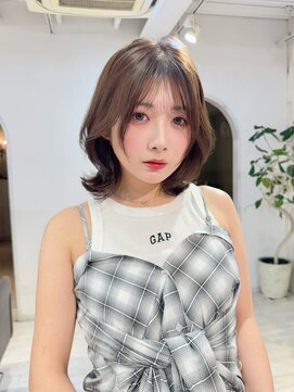 レイラバイアフロート 吉祥寺(Lila by afloat) くびれボブ/レイヤーボブ/顔まわり似合わせ/外ハネボブ