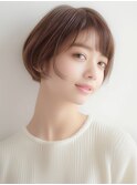 小顔マッシュルームボブ