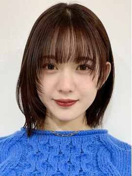 アイトーキョーエス 渋谷(AI TOKYO S) レイヤーボブ/オリーブベージュ/結べるボブ