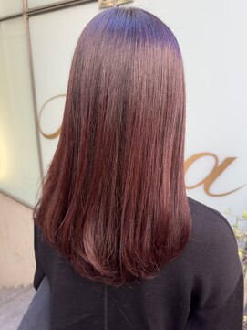 ティエラ 原宿 表参道(Tierra) 〈Tierra毛利仁美〉ブリーチなして高発色カラー