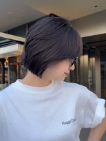 ブラン 表参道(Blanc)&nbsp;大人ボブ/レイヤーカット/ブリーチなしダブルカラー