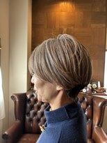 ボウベルズ ヘア アンド メイクアップ ドレッシング Bowbells hair&make up dressing&nbsp;ショートボブのデザインカラー
