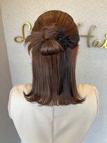 リアヘアー(Li'a hair)&nbsp;ハーフアップカチモリヘア