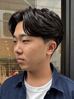 パーク(PAAQ)&nbsp;フェザーパーマニュアンスパーマ毛流れパーマメンズパーマ