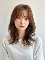 シンス 銀座(since)&nbsp;ミディアムレイヤー/顔周りレイヤー/小顔ヘア/似合わせカット