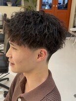 ラ ポルト ドゥ サワ(La Porte de SAWA) アクティブショート×無造作パーマ