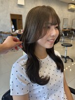 カノエ 防府田島店(canoe)&nbsp;オリーブグレージュ/レイヤーカット