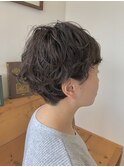 ショート×パーマ