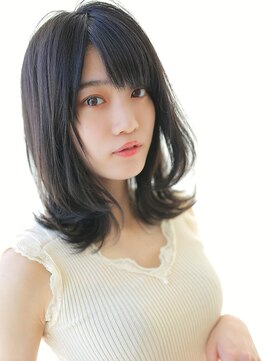 アグ ヘアー ロジー 京田辺店(Agu hair logy) ダークトーンで大人ミディ