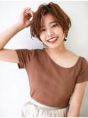  【La fith】 大人可愛いハンサムショート×暖色系カラー