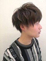 アナ ラーナ(Anna Lanna)&nbsp;【ハイライトブリーチ】コントラストマッシュショート【奥村】