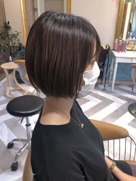 ロンドアベニール 北千住(Lond avenir) お手入れ簡単ノーブローでまとまるボブ☆ 西田大樹