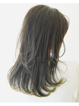 サロン マーニ(salon m ni) 誰でも似合う裾カラー/カーキブランジュ/ウルフ