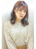 大人かわいい耳かけセミディ×ココアブラウン【灘区/六甲道】