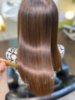 エムスリーディーミュゼステージ(M3D)&nbsp;髪質改善ピコカラー＆ピコトリートメントストレート仕上げ