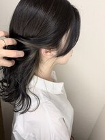 フロート 小阪店(float)&nbsp;インナーカラー_マロンベージュ Aラインボブ かきあげ