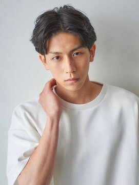 アールプラスヘアサロン(ar+ hair salon) 韓国マッシュセンターパート