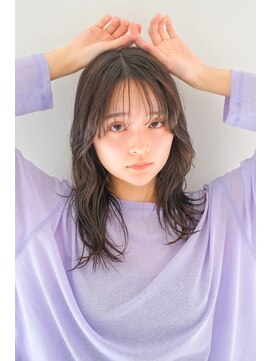 ガリカ 横浜(Gallica) ゆるふわ透明感シースルーバング/サイドバングナチュラルカール