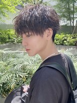 ロンド ローガン 名駅(Lond LOGAN)&nbsp;ツイストスパイラルパーマ　メンズカット　名古屋　眉毛