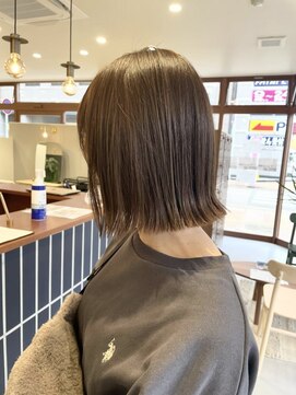 クレーデ 姪浜店(Crede) まとまる切りっぱなしボブ!
