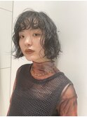 ボブくりくりパーマ